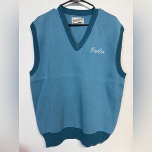 Bogey Boys by Macklemore V-Neck Sleeveless Sweater Vest, SKY Blue, Size XXXL,NEW